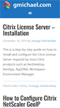 Mobile Screenshot of gmichael.com